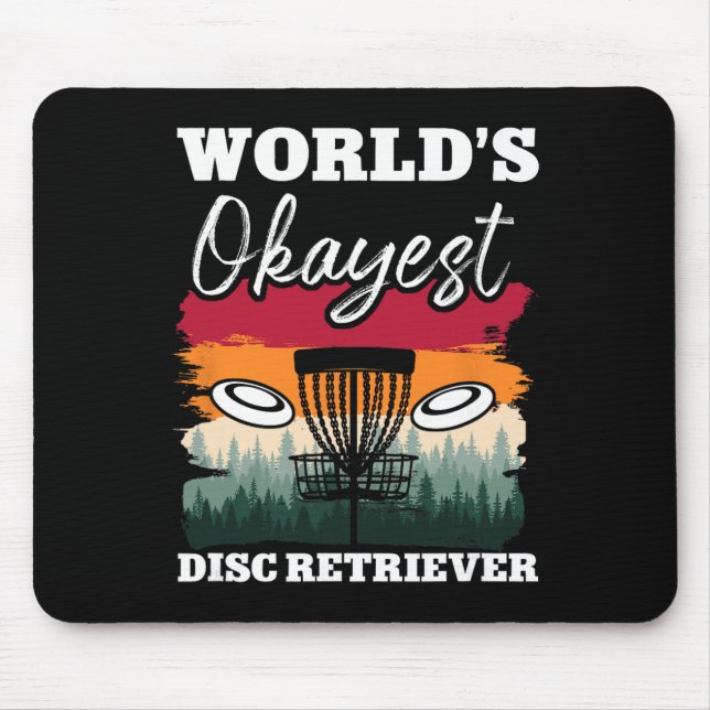All My Discs Have Separation Anxiety Disc Golf  Mouse Pad (Front)