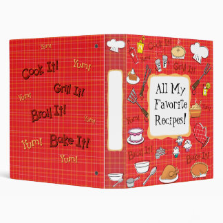 All my Favourite Recipes Binder! Binder