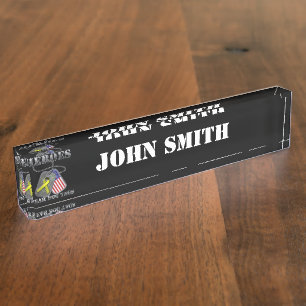 All My Heroes Wear Dog Tags Nameplate