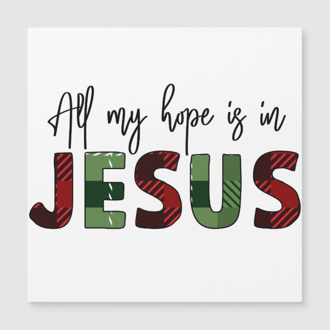 All my hope is in Jesus is the best gift ever (Front)