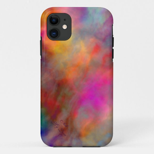 "All My Love" abstract case for iPhone (Back)
