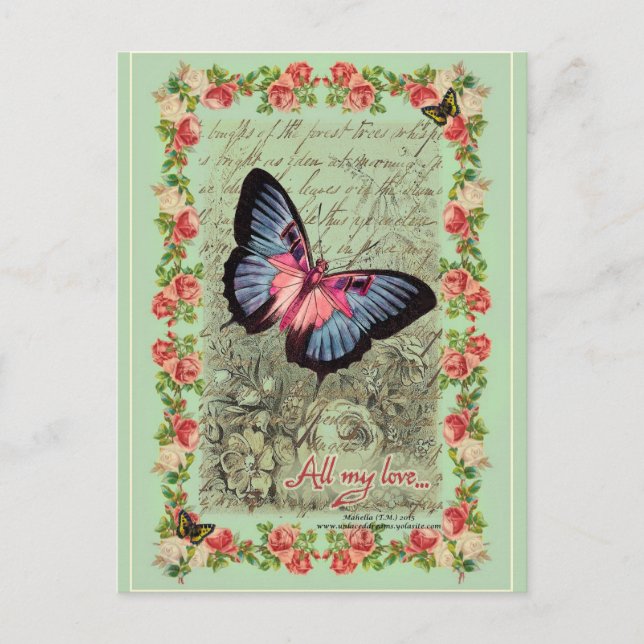 All My Love Postcard (Front)