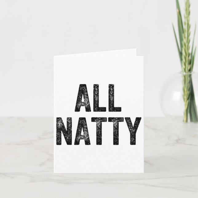 All Natty Gym Weightlifter Bodybuilder  Card (Front)