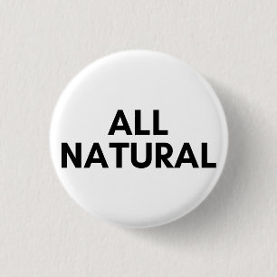 all natural 1 inch round button