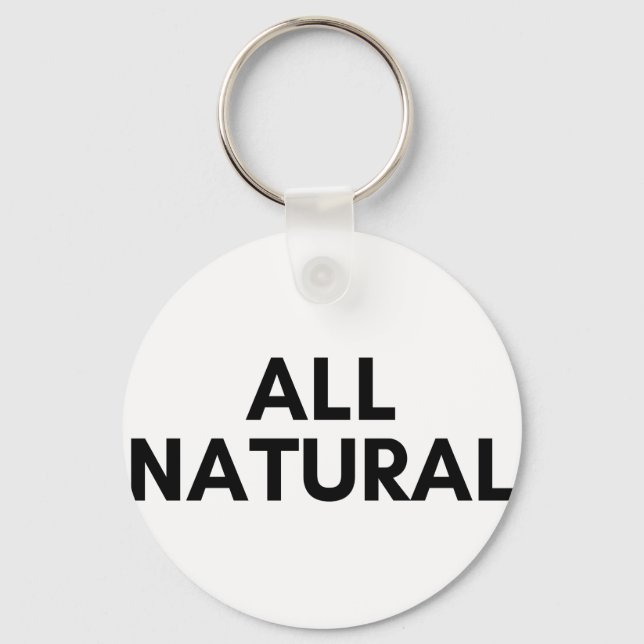 all natural keychain (Front)