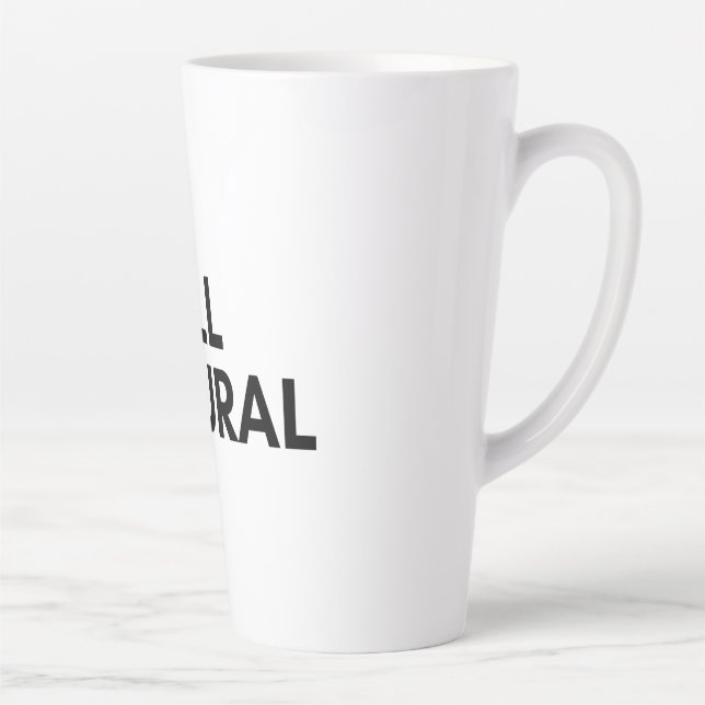 all natural latte mug (Right)