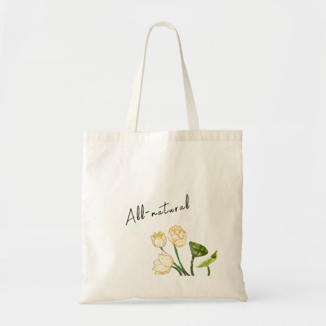 All-natural Lotus Flowers Seedpod  Tote Bag (Front)