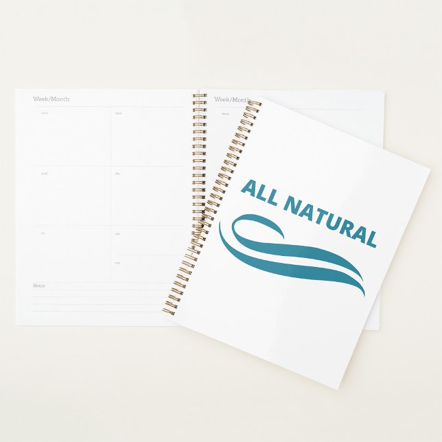 All Natural Minimalist Eco-Friendly Design in Teal Planner (Creator Uploaded)