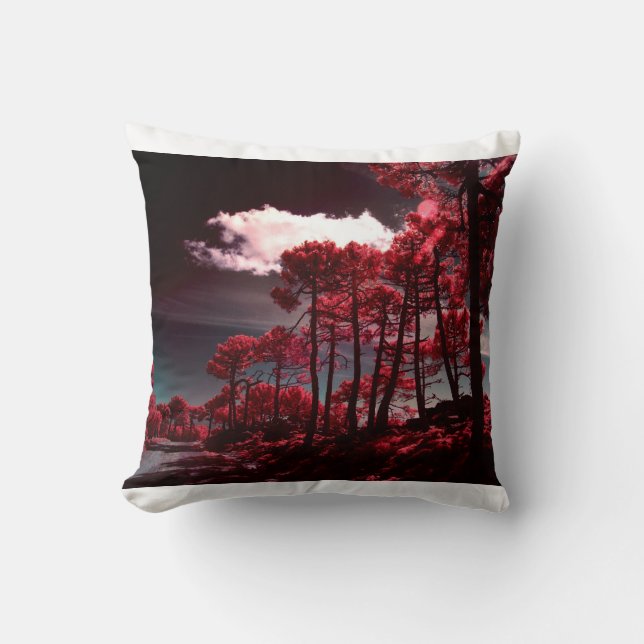 All Natural Organic Trees (133) Throw Pillow (Front)