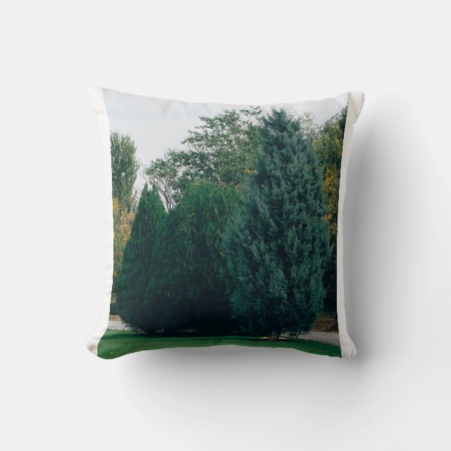 All Natural Organic Trees (138) Throw Pillow (Front)