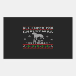 all need for christmas is my rottweiler sticker