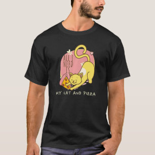 All Need Is Pizza And Cats Cat Pun Animal Pizza T-Shirt