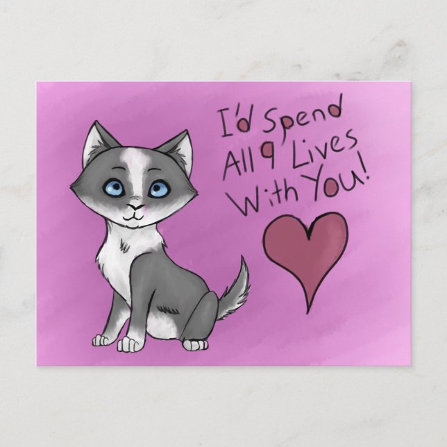 All Nine Lives Postcard (Front)