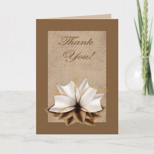 All Ocassion Fall  Flower  Thank You Note Card