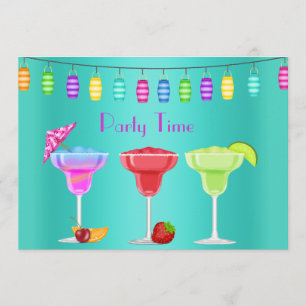 ALL OCCASION BEACH COCKTAIL PARTY INVITATION TEAL