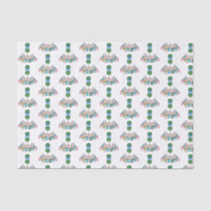 All Occasion Chinoiserie Ginger Jar Topiary  Tissue Paper