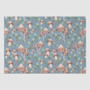 All Occasion Dusty Blue Eucalyptus Forest Mushroom Tissue Paper