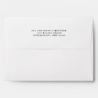 All Occasion White Return Address