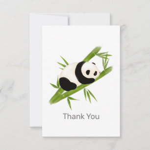 All Occassion Panda Bear Thank You Note card