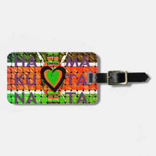 All of Africa In one country. Make it Kenya Flag Luggage Tag