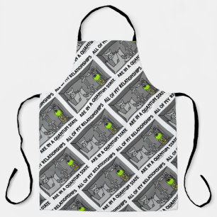 All Of My Relationships Are In A Quantum State Apron
