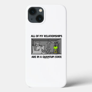 All Of My Relationships Are In A Quantum State iPhone 13 Case