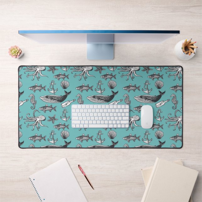 All Of The Sea Pattern Desk Mat (Office 1)