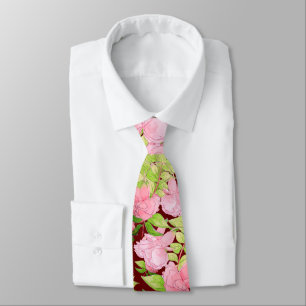 All over flowers big bold and very different  tie