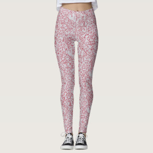 All-Over Heart Design Leggings