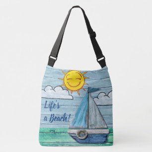 All over Large Cross Body Bag Driftwood Beach