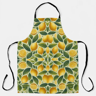 All Over Lemon Pattern  Apron