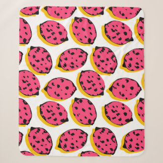 all over lemon patternabstract,art,background,cart sherpa blanket