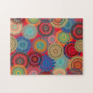 All Over Mandela Design Jigsaw Puzzle