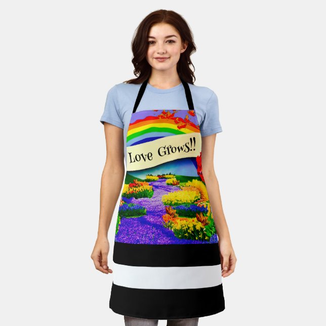 All-Over Print Apron (Worn)