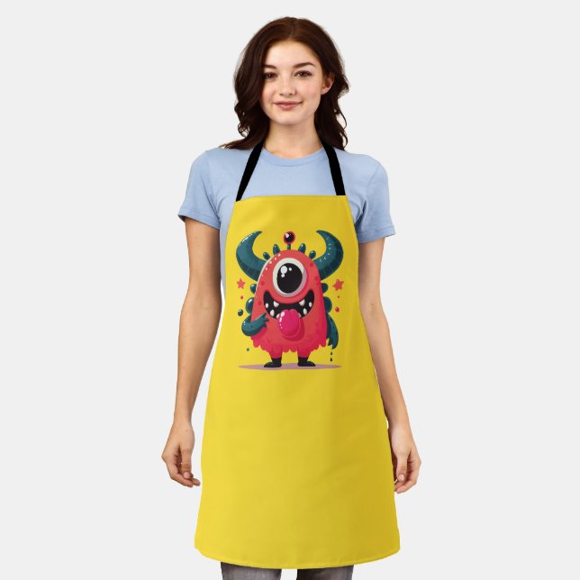 All-Over Print Apron (Worn)