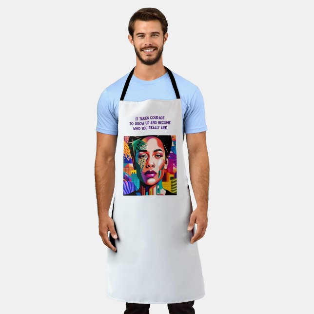 All-Over Print Apron (Worn)