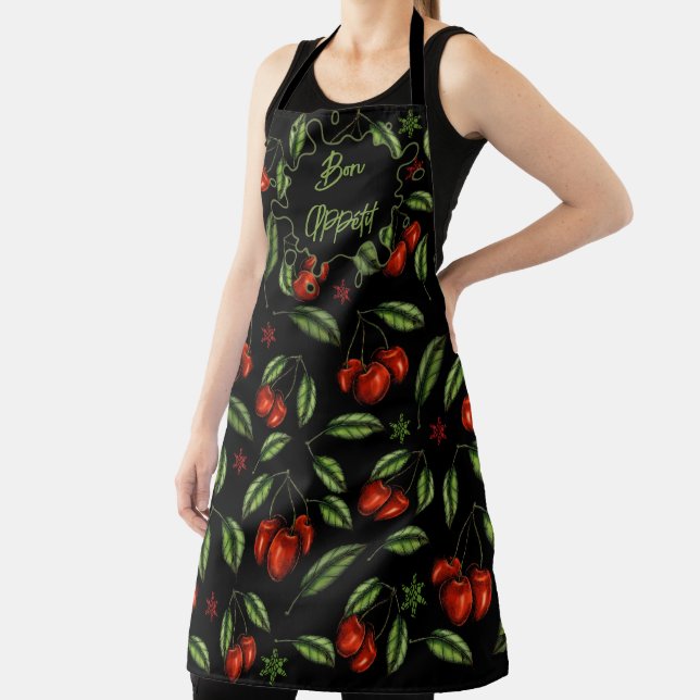 All-Over Print Apron Bon Appétit with Cerazas (Insitu)