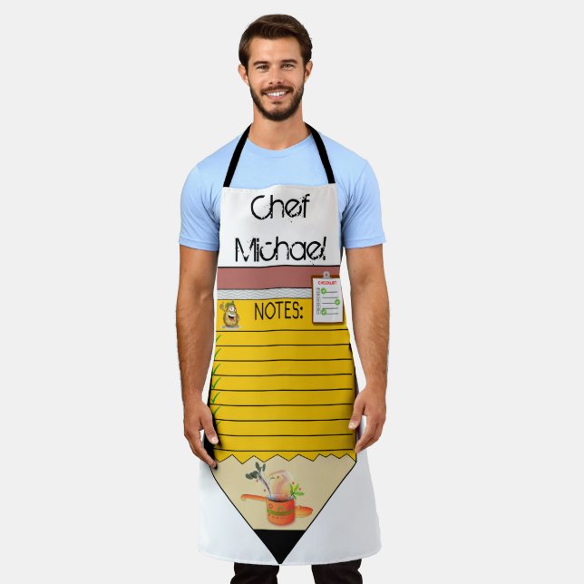 All Over Print Apron Chef (Worn)