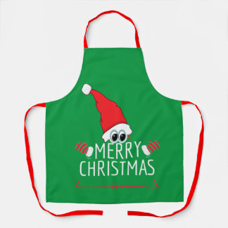 All-Over Print Apron Christmas Gnomo