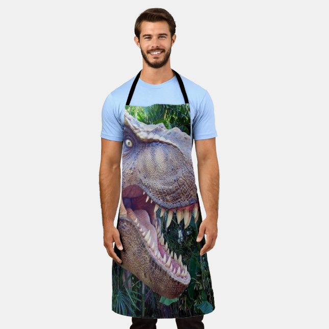 All Over Print Apron Dinosaur (Worn)