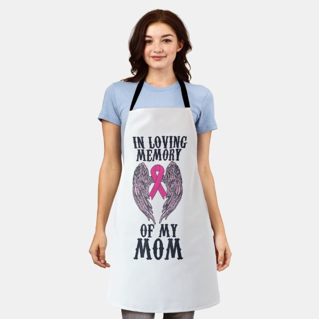 All-Over Print Apron In Loving memery of my mom (Worn)