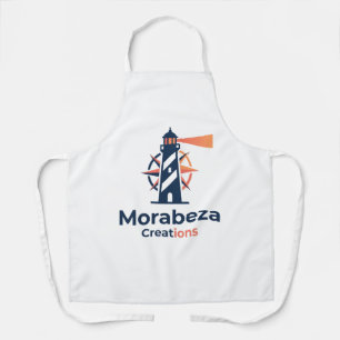 All-Over Print Apron Island Light: Morabeza Compas