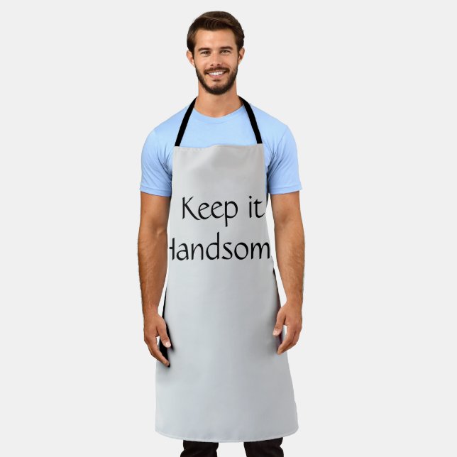 All Over Print Apron Keep it Handsome (Worn)