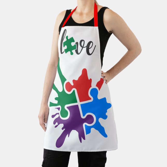 All-Over Print Apron, Large 27"x34" Apron (Insitu)