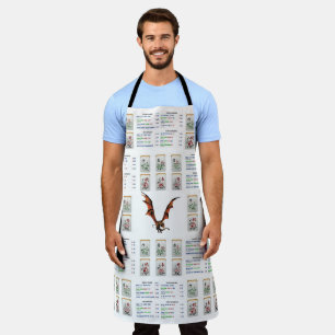 All Over Print Apron Mahjong