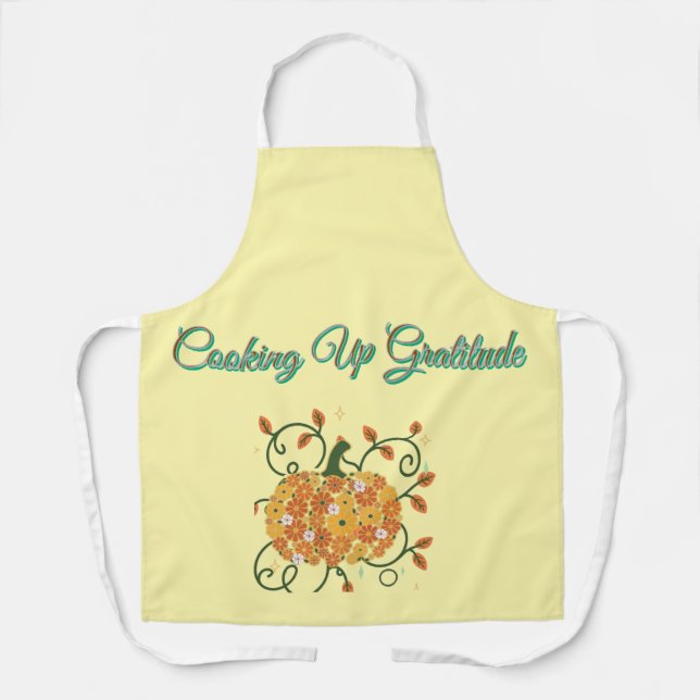 All-Over Print Apron, Medium Apron (Front)