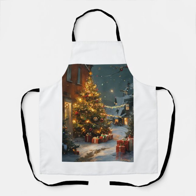 All-Over Print Apron, Medium Apron (Front)