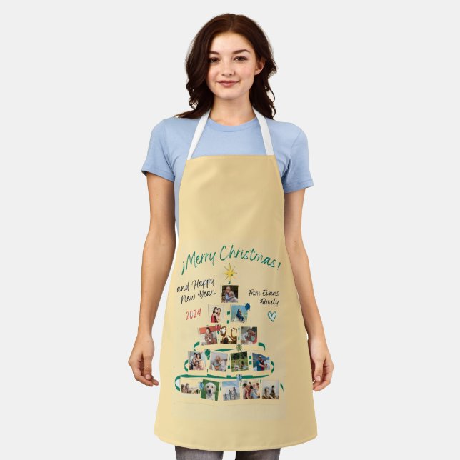 All-Over Print Apron, Medium Apron (Worn)