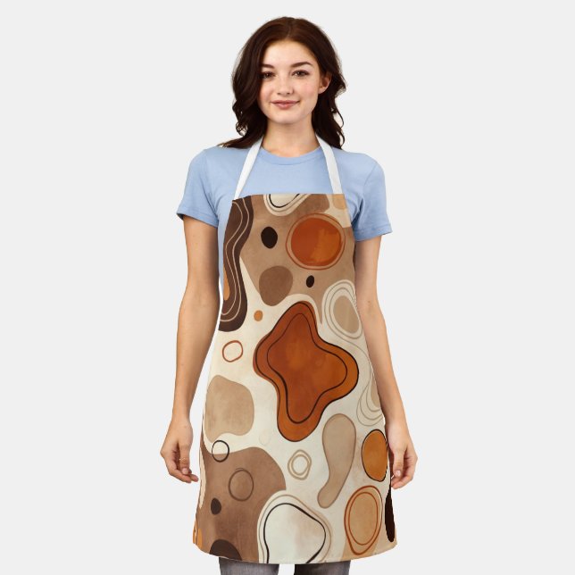 All-Over Print Apron, Medium Apron (Worn)