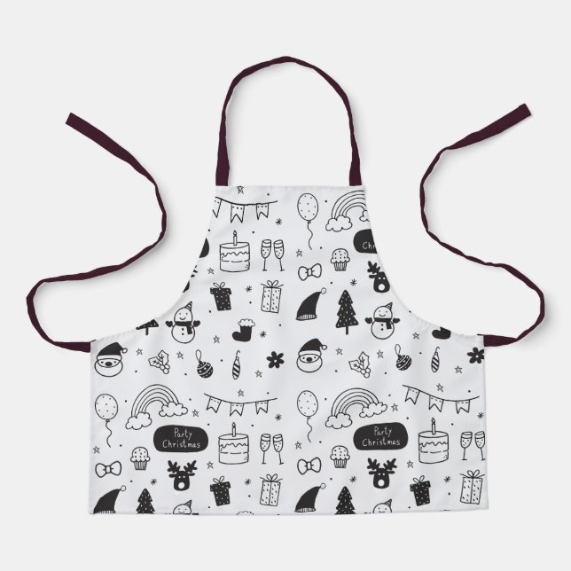 All-Over Print Apron, Small Apron (Front)